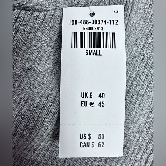 ABERCROMBIE AND FITCH Slim Henley Sweater Tee, Size SMALL - Picture 16 of 16